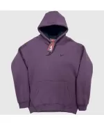 Утепленная худи Nike фиолетового цвета