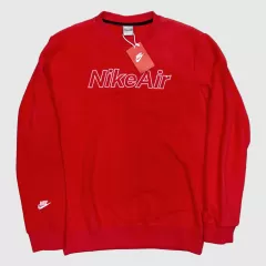 Флисовый свитшот Nike красного цвета