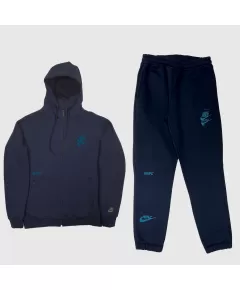 Утеплённый костюм Nike тёмно-синего цвета