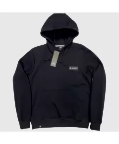 Утепленное худи Adidas чёрного цвета