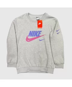 Утепленный свитшот Nike серого цвета